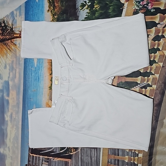 Mother White Glass Slipper Rascal Jeans Size 30‎ - Picture 1 of 10